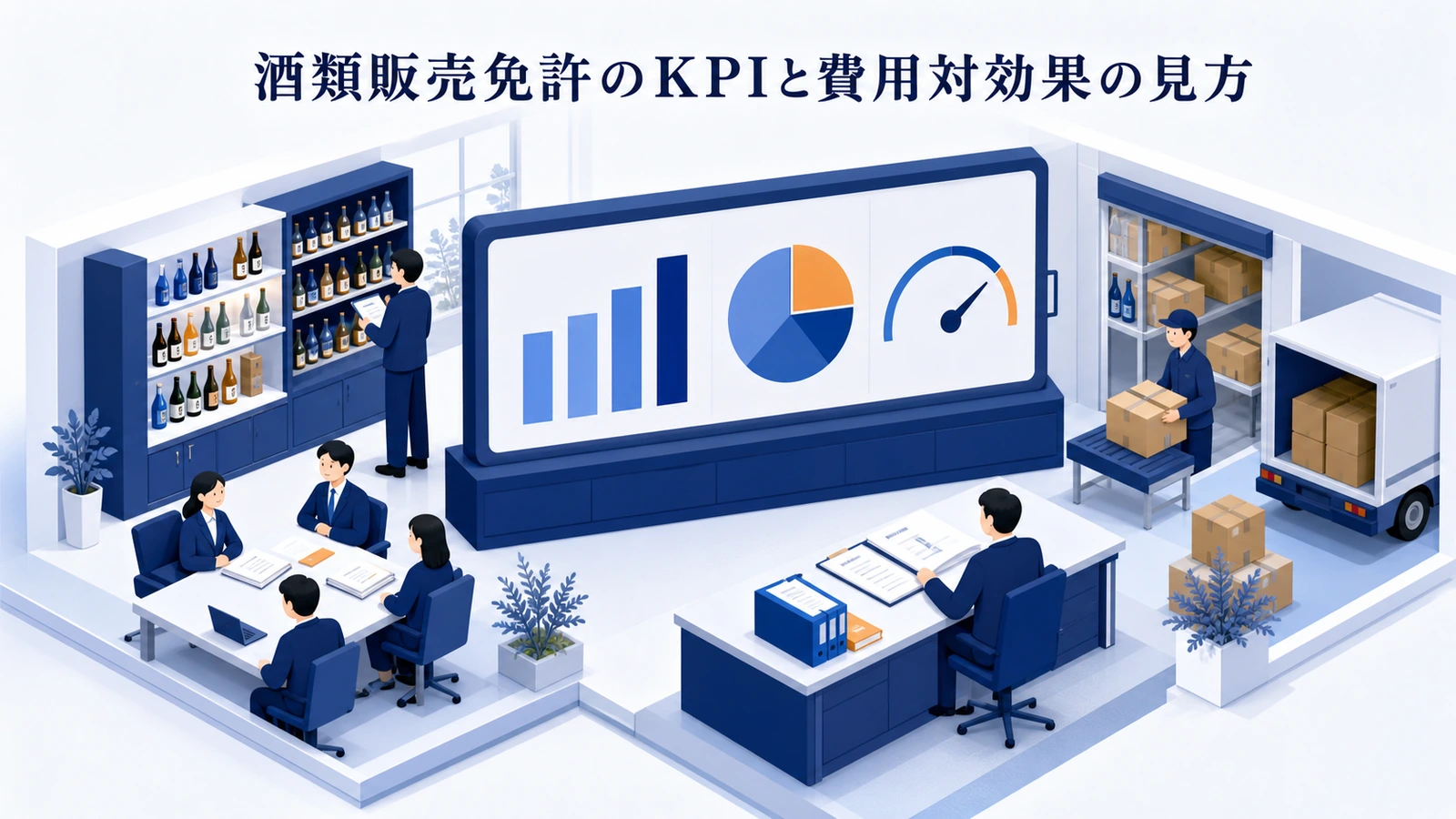 酒類販売免許のKPIと費用対効果の見方