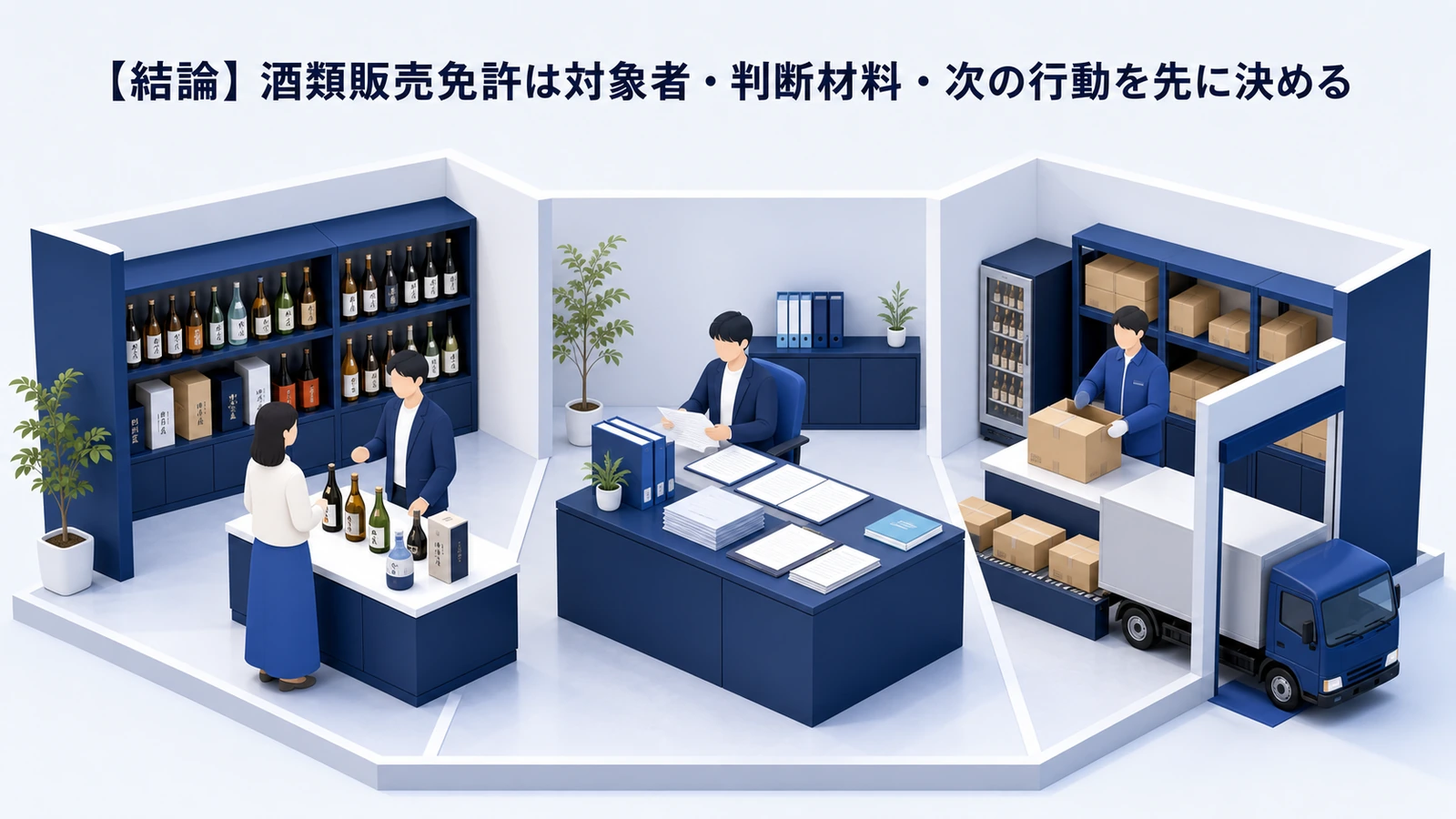 【結論】酒類販売免許は対象者・判断材料・次の行動を先に決める