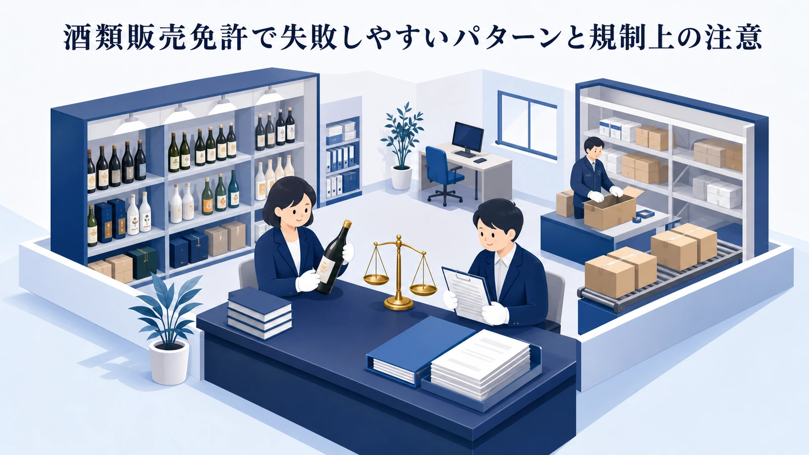 酒類販売免許で失敗しやすいパターンと規制上の注意