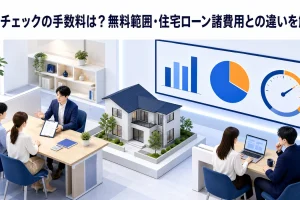 モゲチェックの手数料は?無料範囲・住宅ローン諸費用との違いを解説