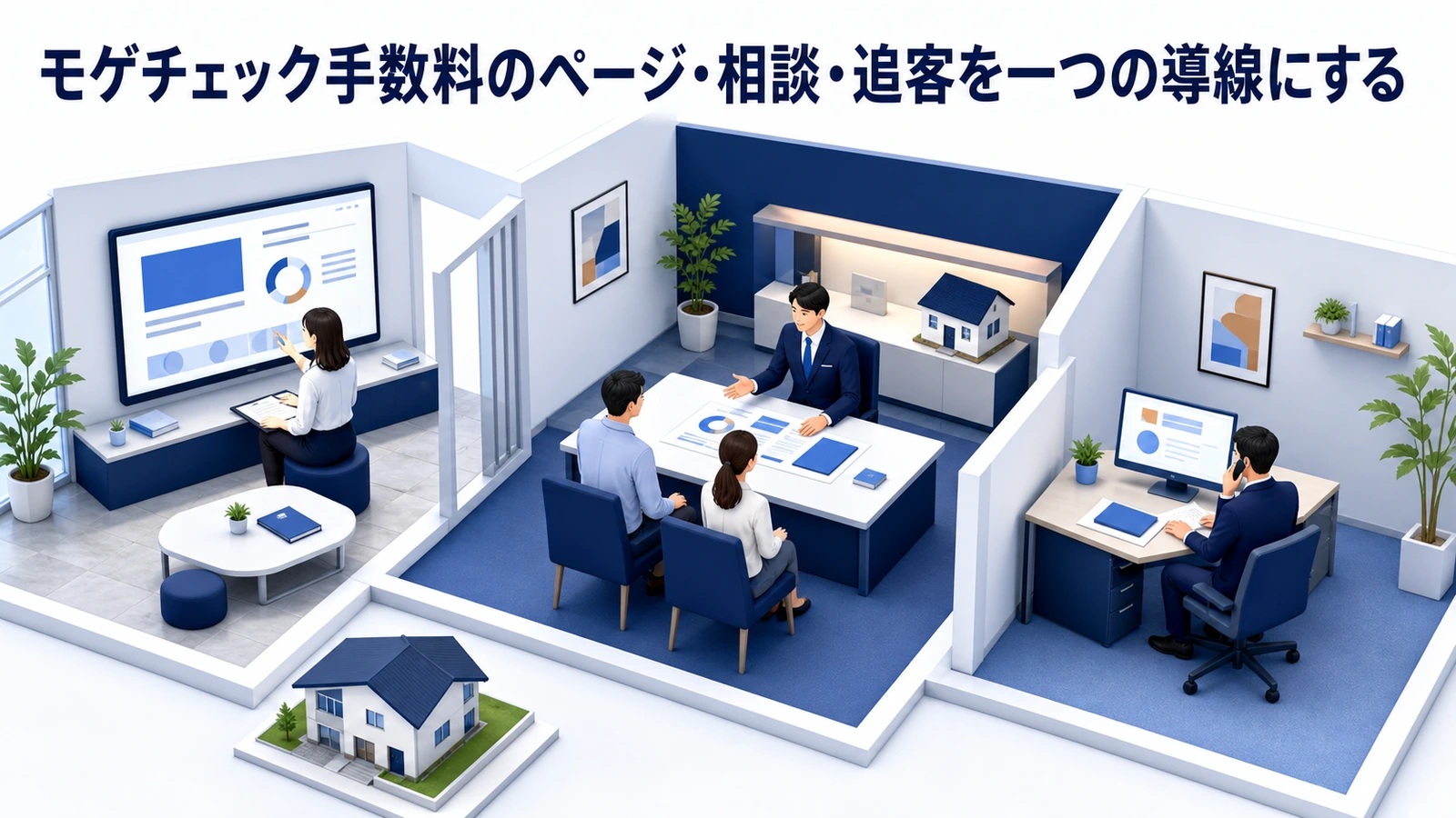 モゲチェック手数料のページ・相談・追客を一つの導線にする