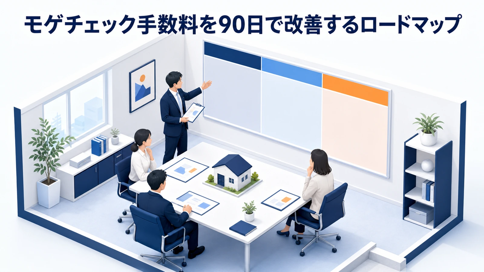 モゲチェック手数料を90日で改善するロードマップ