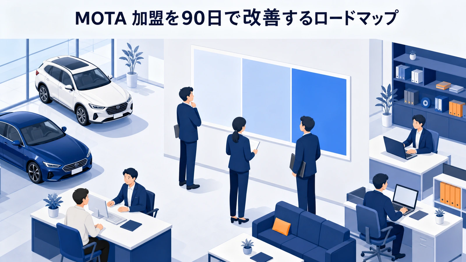 MOTA 加盟を90日で改善するロードマップ