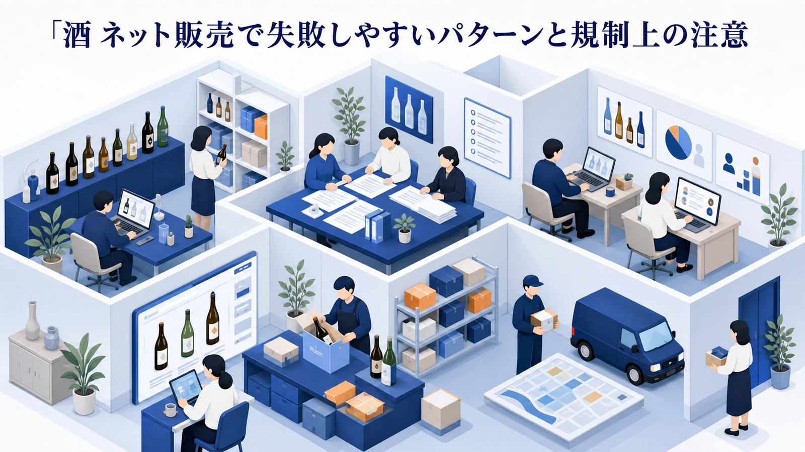 酒 ネット販売で失敗しやすいパターンと規制上の注意