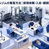 パーソナルジムの集客方法｜新規体験・入会・継続率を高める