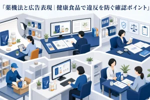 薬機法と広告表現|健康食品で違反を防ぐ確認ポイント