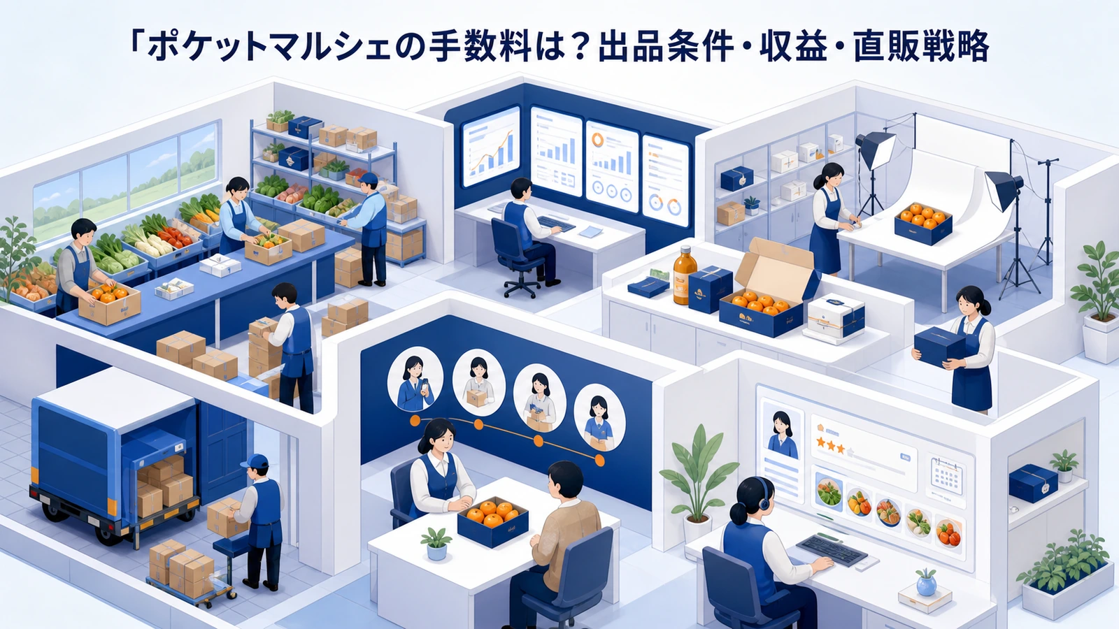 ポケットマルシェの手数料は？出品条件・収益・直販戦略