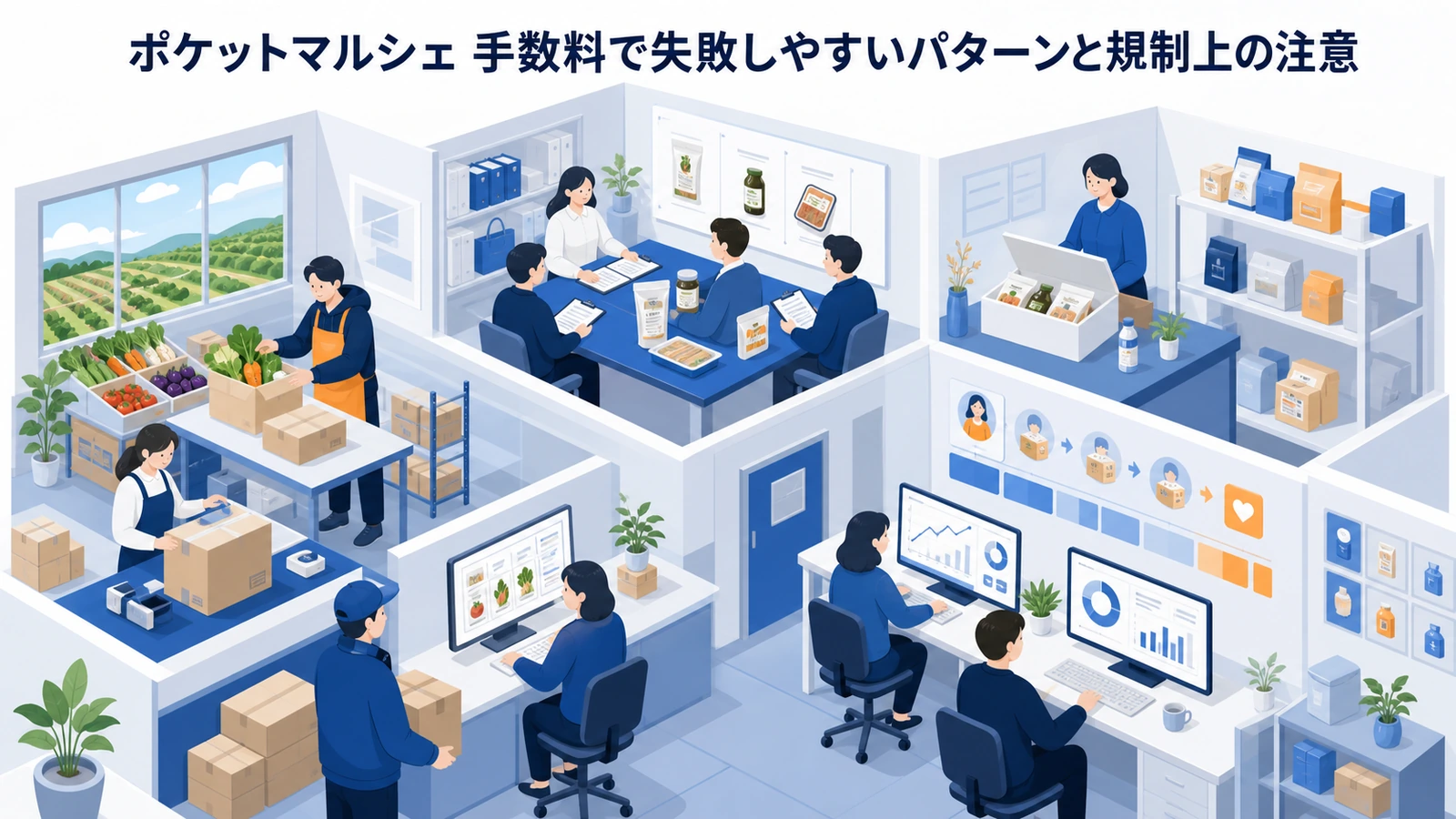 ポケットマルシェ 手数料で失敗しやすいパターンと規制上の注意