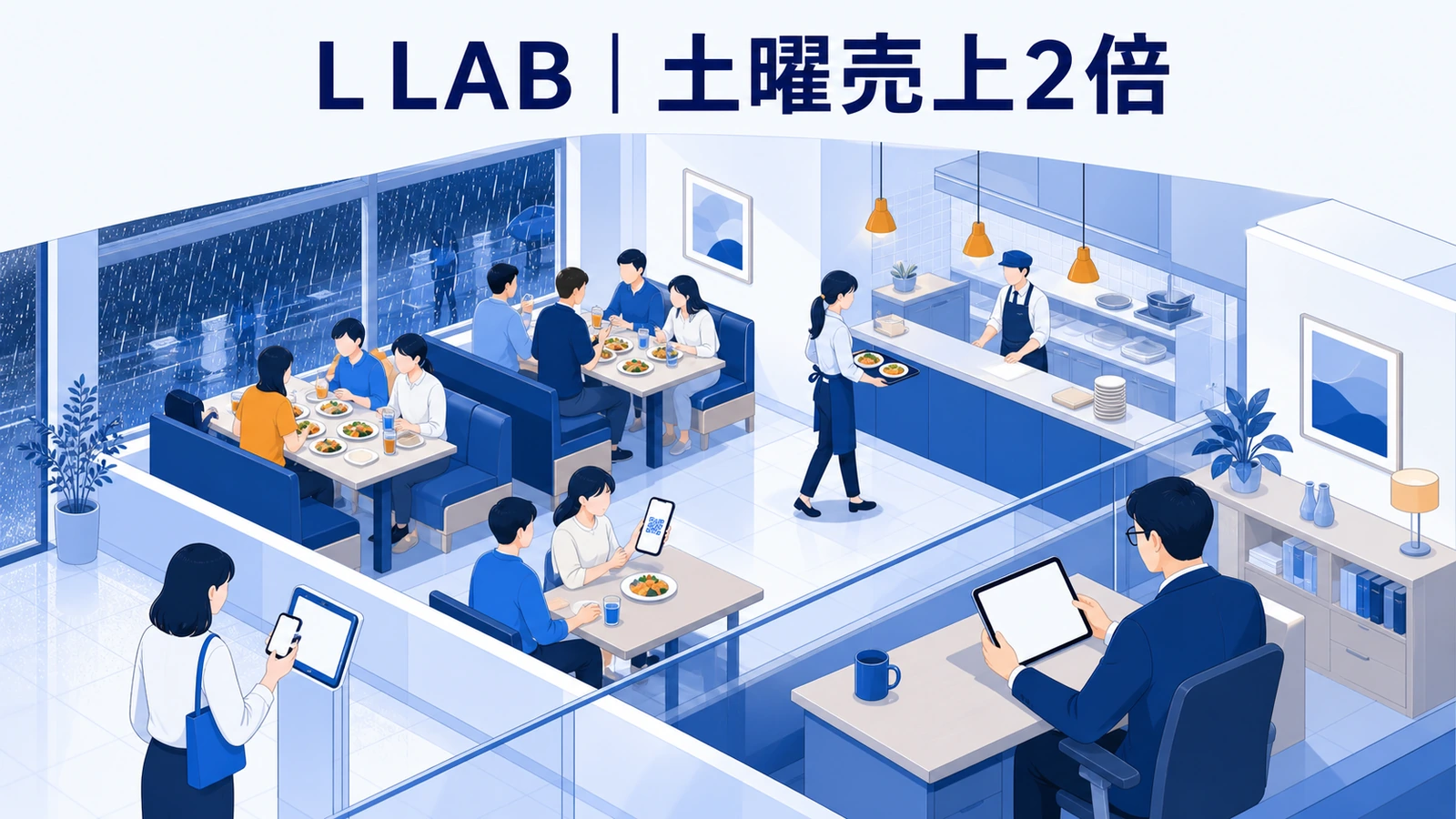 クーポンで再来店約26パーセントと土曜日の売上2倍を実現したL LABの事例