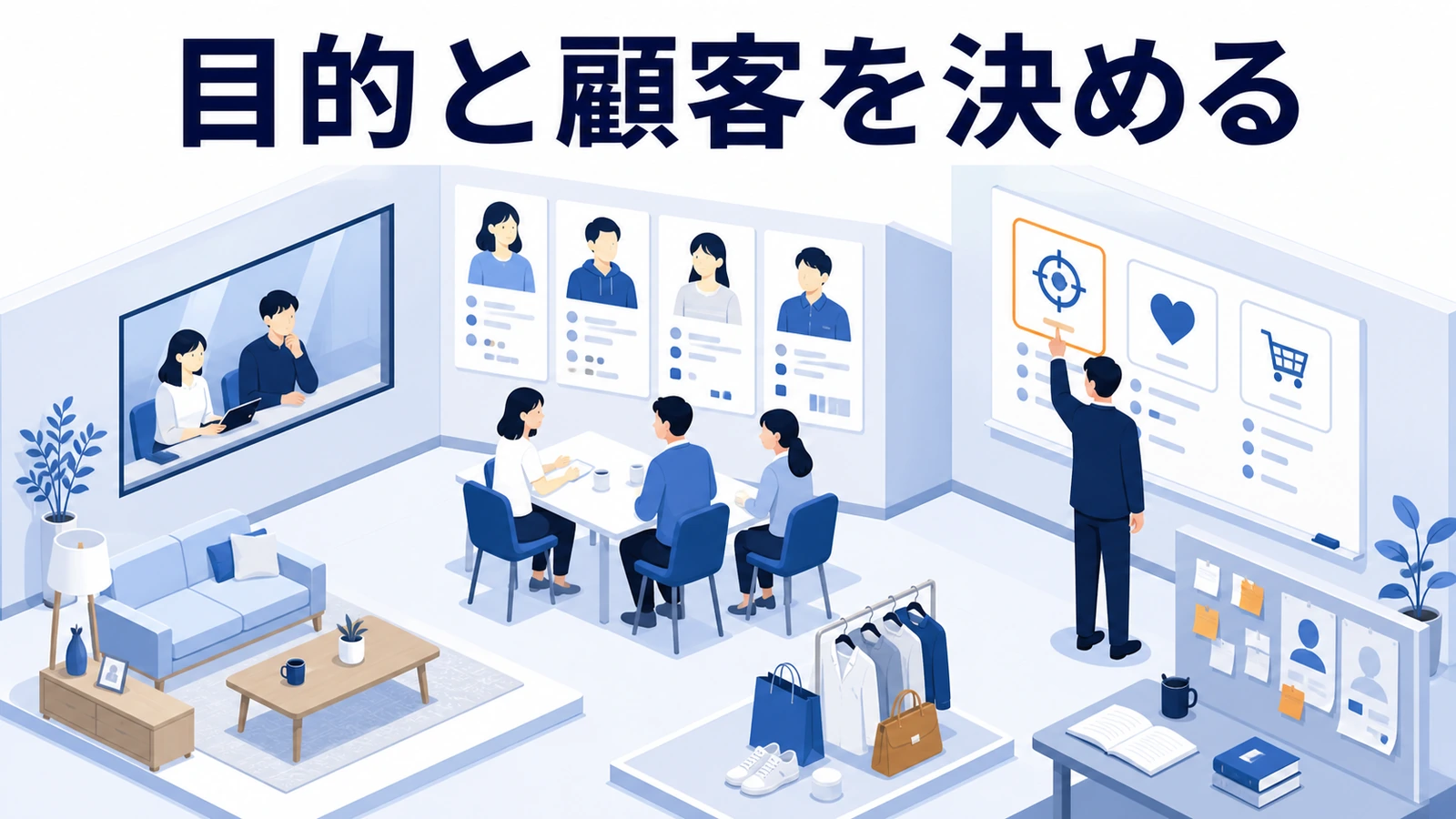 プロモーションの事業目的と対象顧客を具体的に決める設計