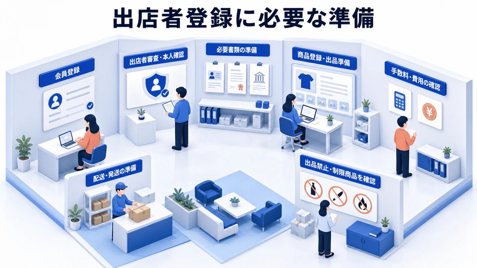 出店者登録に必要な準備
