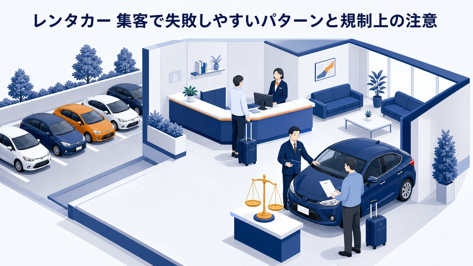 レンタカー 集客で失敗しやすいパターンと規制上の注意