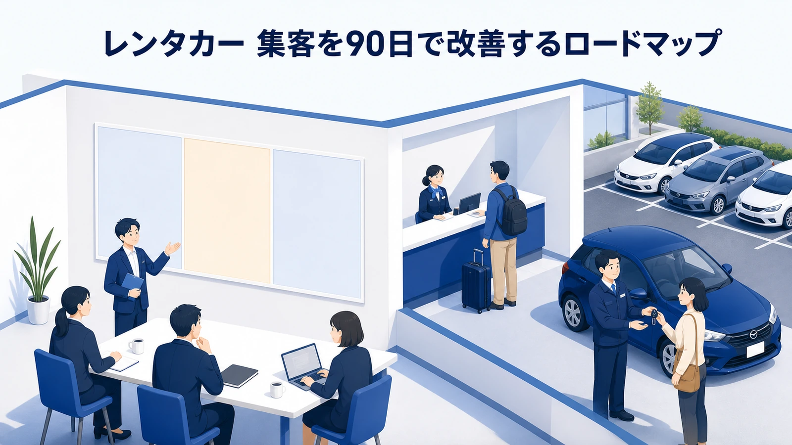 レンタカー 集客を90日で改善するロードマップ