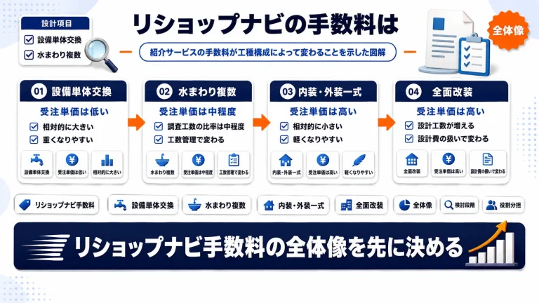 リショップナビの手数料は？費用構造と加盟前の採算判断