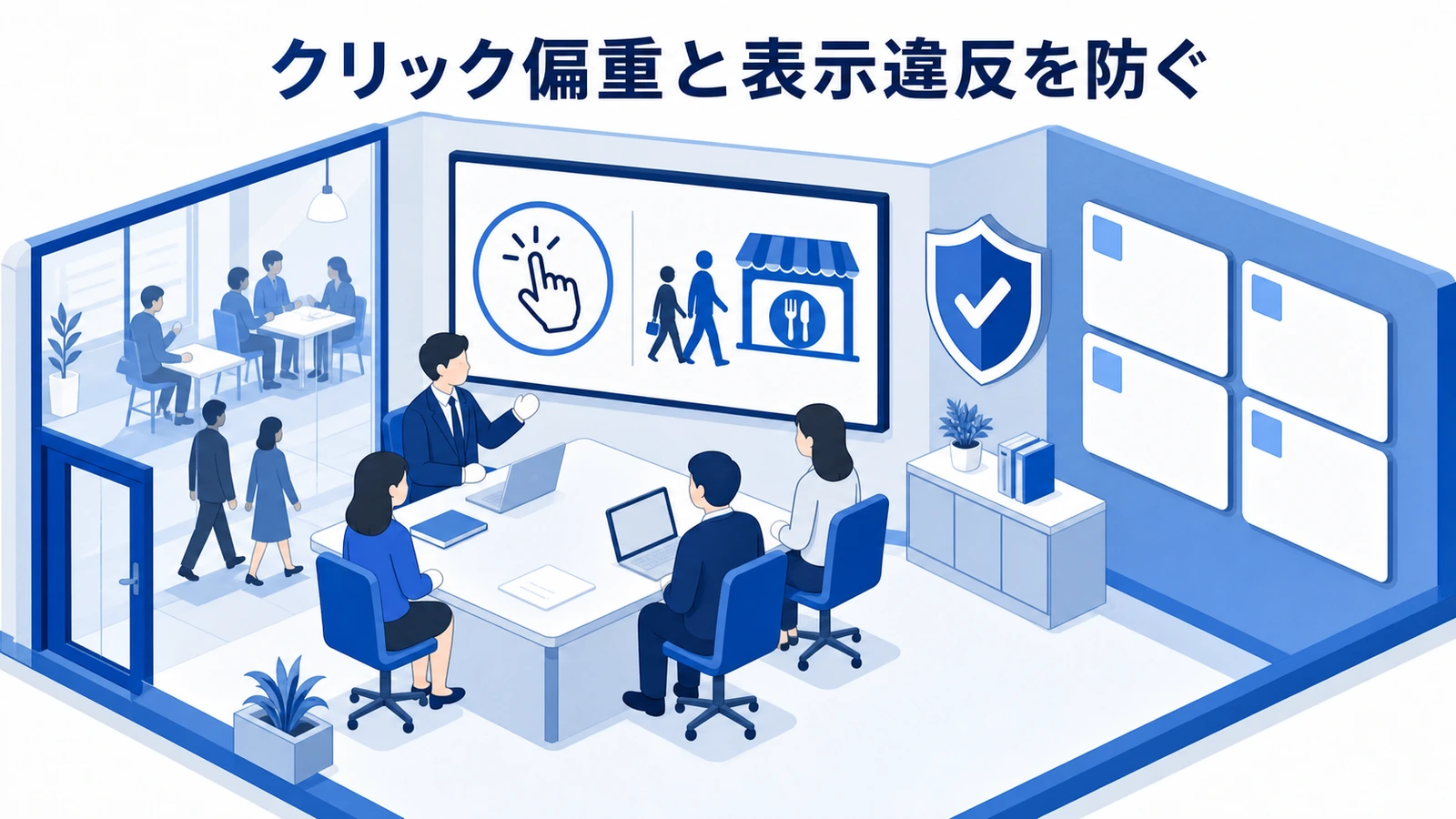 クリック偏重と表示違反を防ぐ