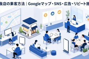 飲食店の集客方法|Googleマップ・SNS・広告・リピート施策