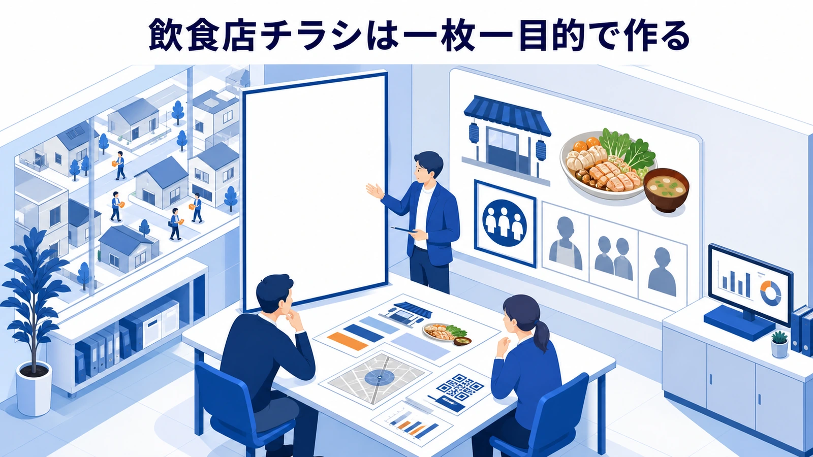 飲食店チラシは一枚一目的で作る