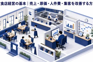 飲食店経営の基本｜売上・原価・人件費・集客を改善する方法