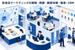 飲食店マーケティングの戦略|商圏・顧客体験・集客・CRM