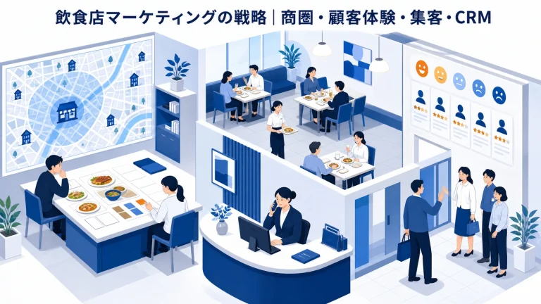 飲食店マーケティングの戦略｜商圏・顧客体験・集客・CRM