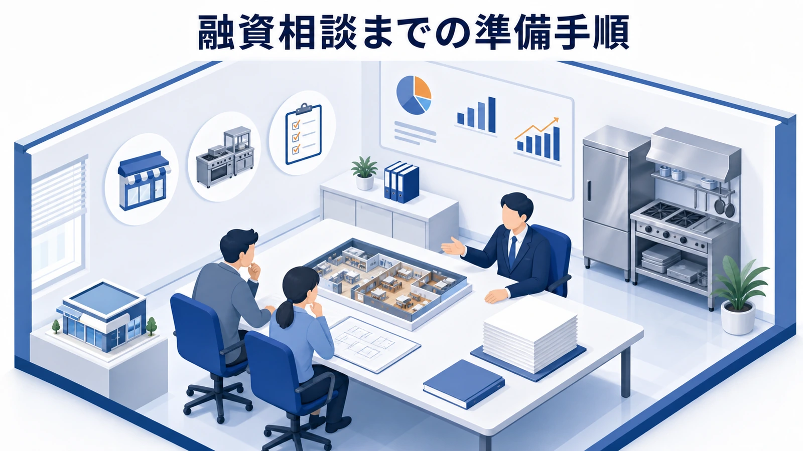 融資相談までの準備手順