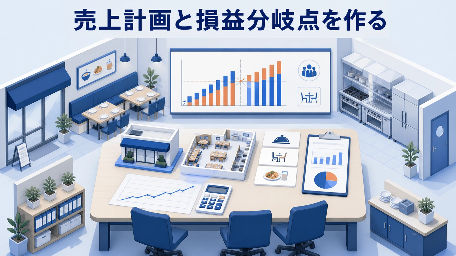 売上計画と損益分岐点を作る