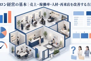 サロン経営の基本|売上・稼働率・人材・再来店を改善する方法