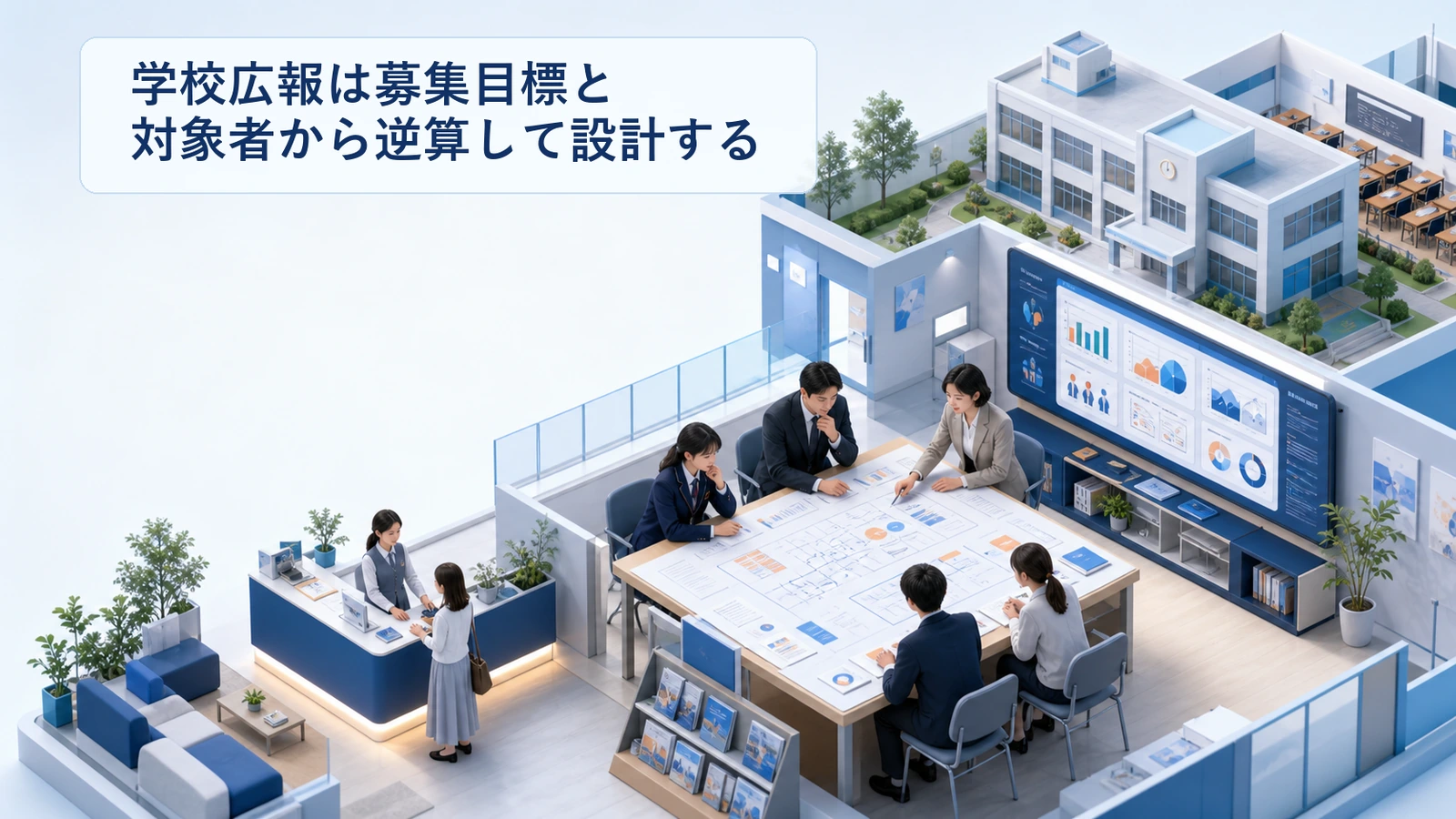 学校広報は募集目標と対象者から逆算して設計する