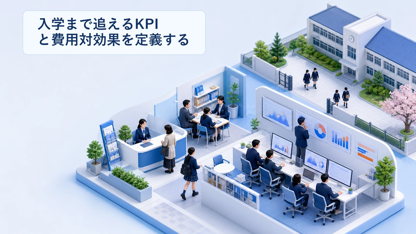 入学まで追えるKPIと費用対効果を定義する