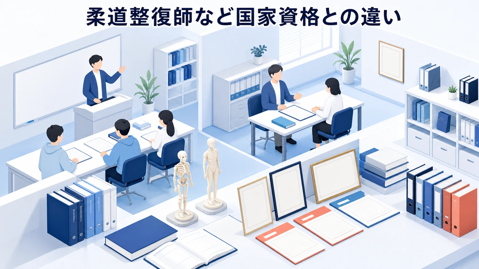 柔道整復師など国家資格との違い