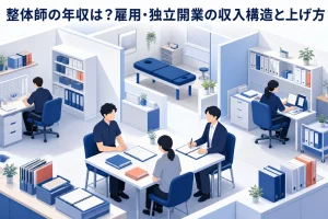 整体師の年収は?雇用・独立開業の収入構造と上げ方