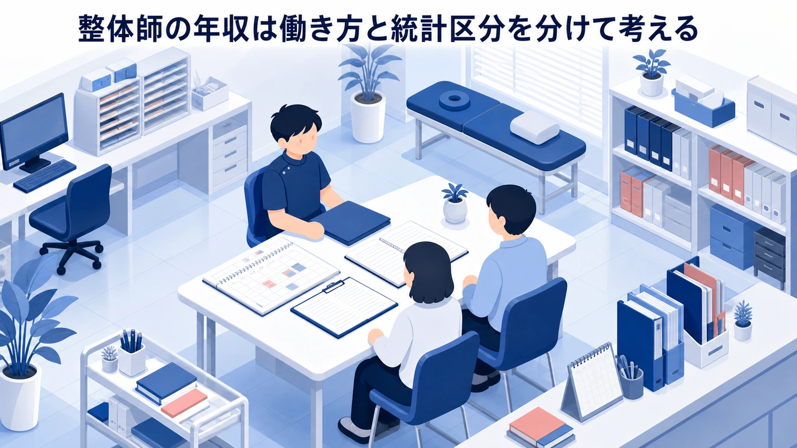 整体師の年収は働き方と統計区分を分けて考える