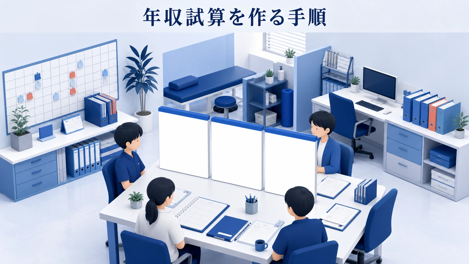 年収試算を作る手順
