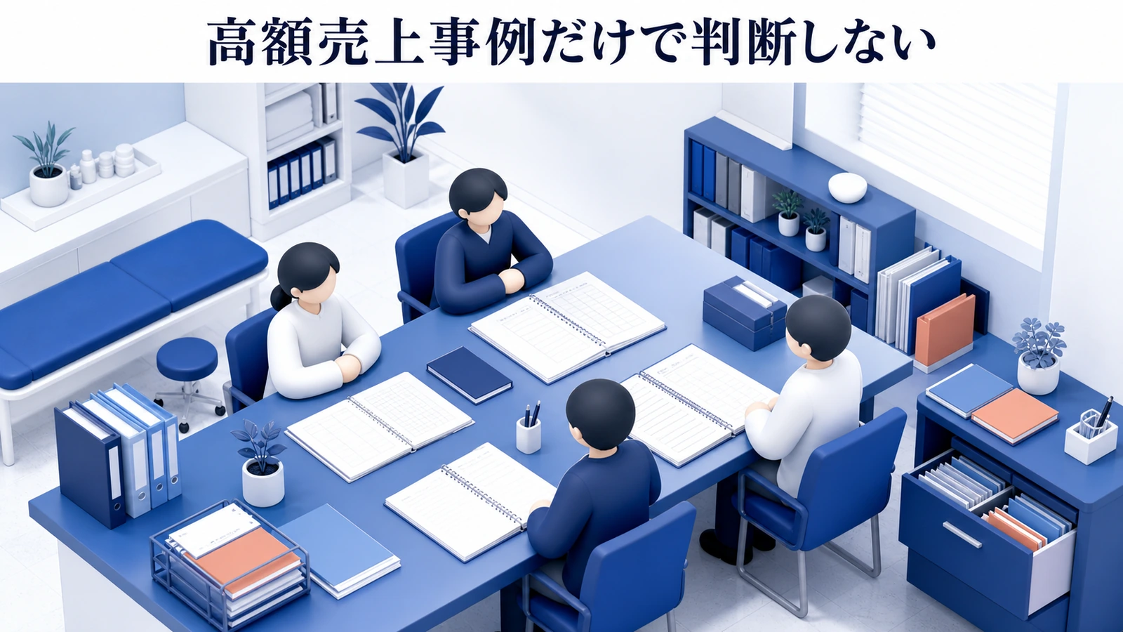 高額売上事例だけで判断しない