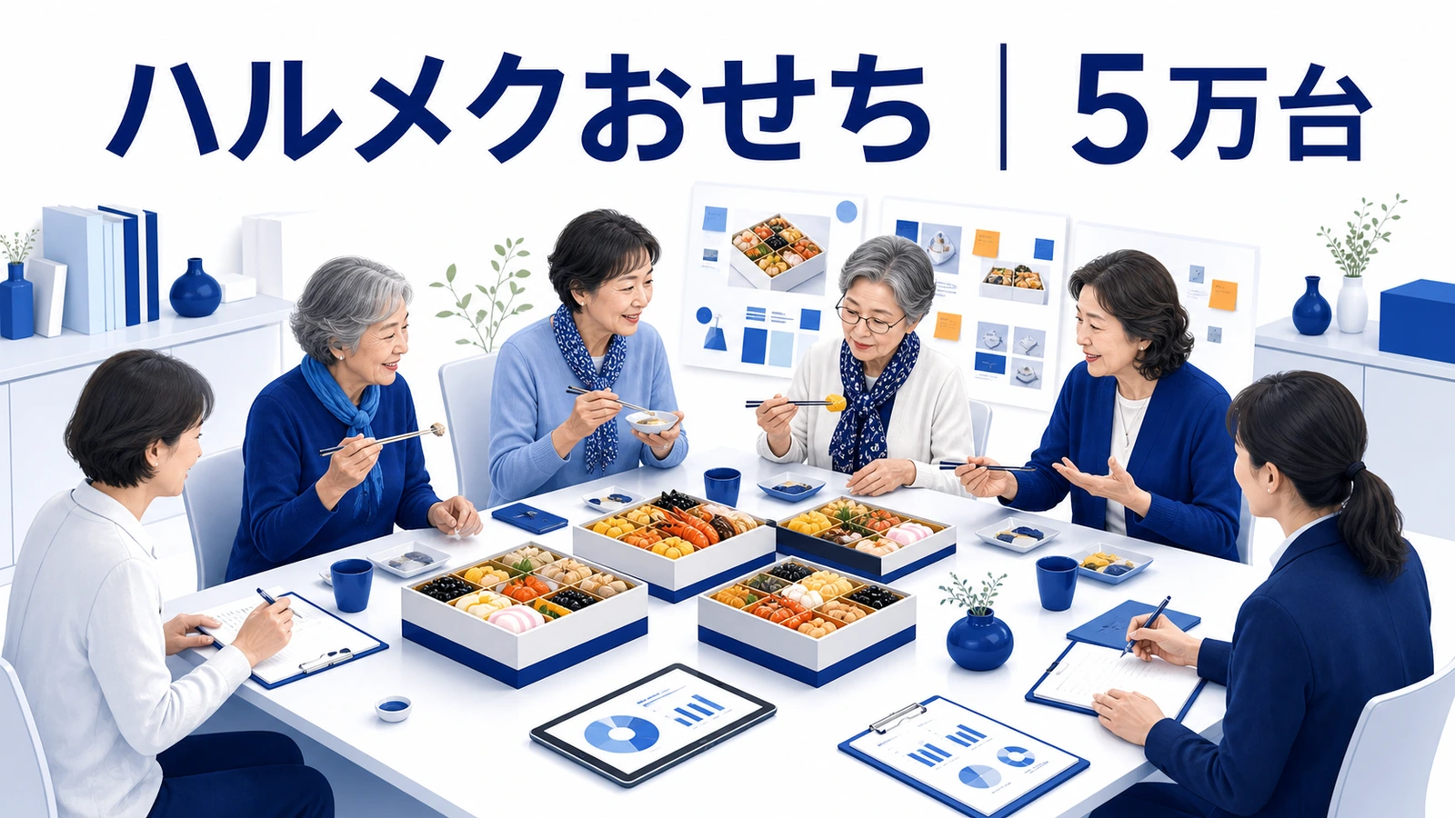 2687人の読者の声を反映して5万セットを販売したハルメクおせちの事例