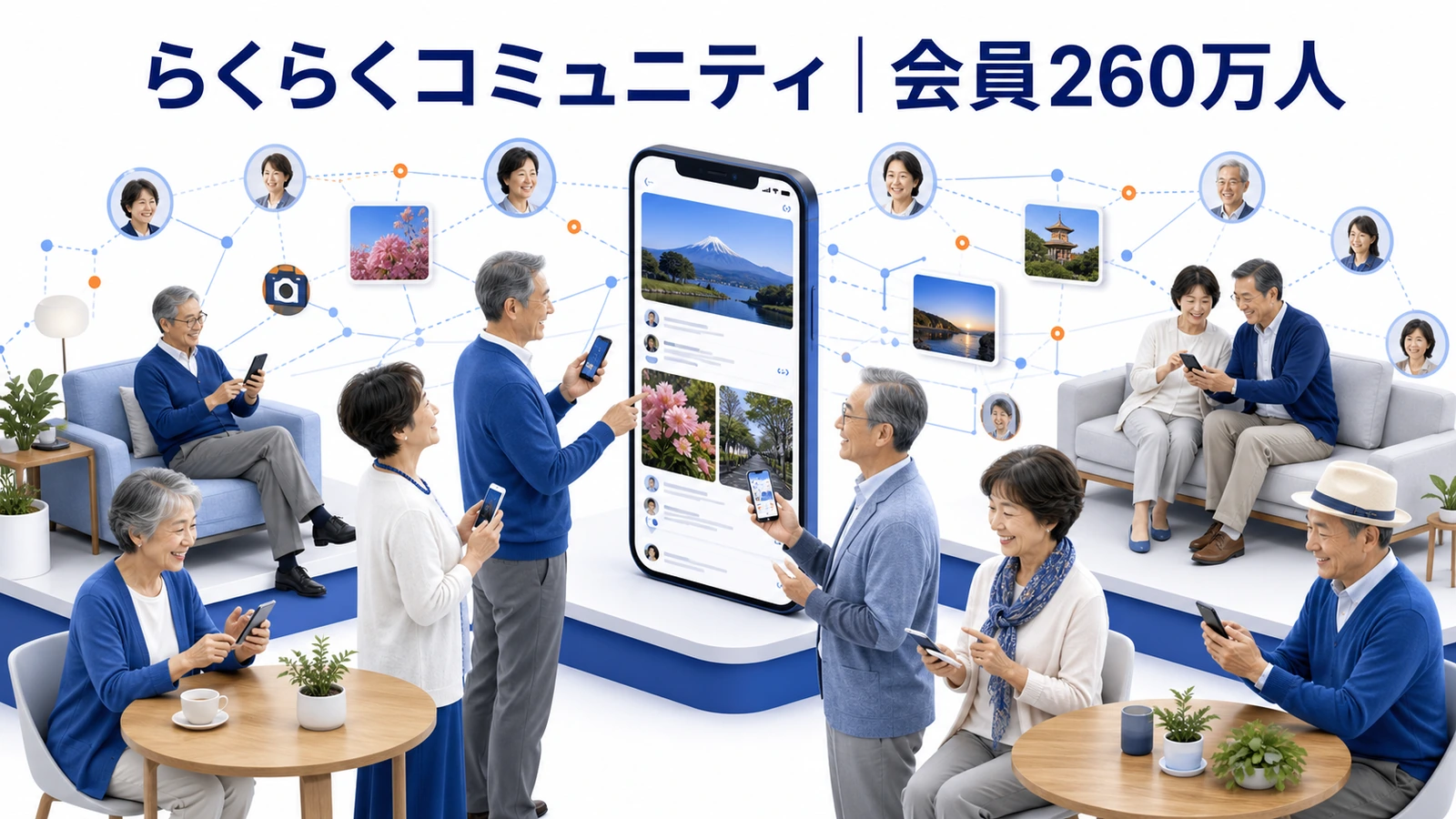 会員260万人と月間4100万ページビューを持つらくらくコミュニティの事例