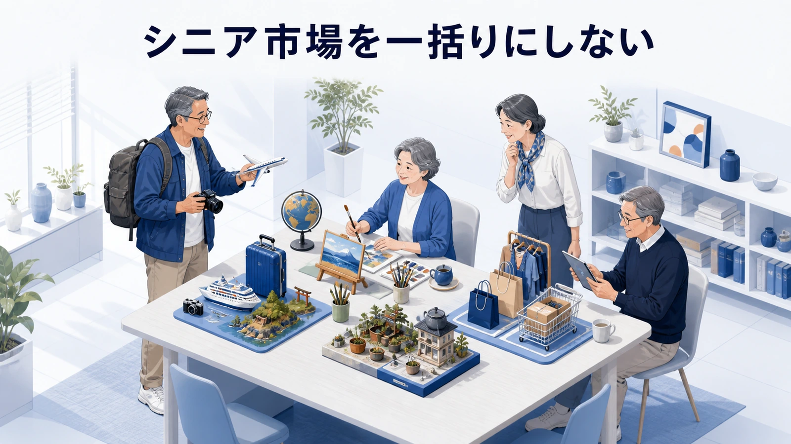 多様な生活課題と価値観を持つシニア市場を一括りにしない顧客理解
