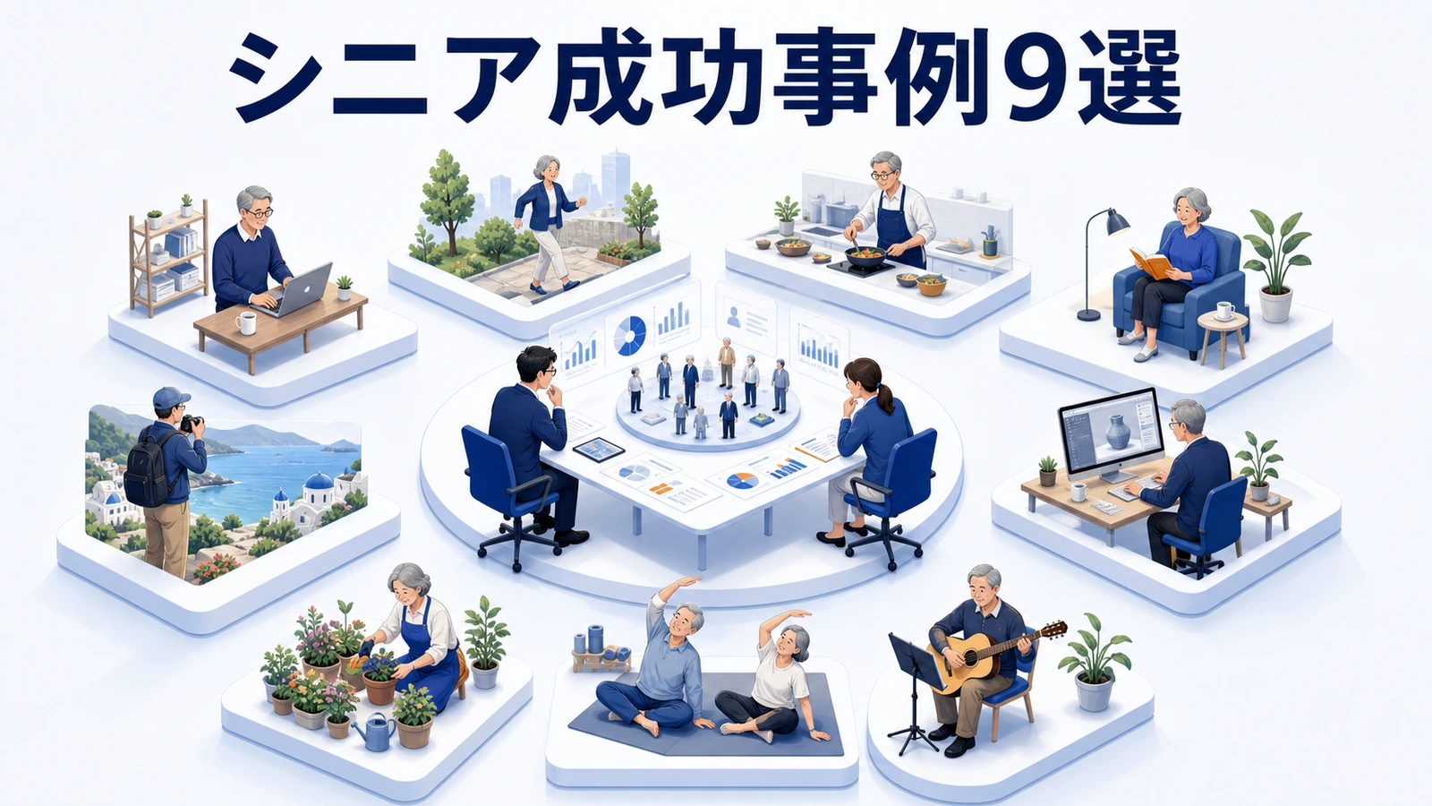 通販、店舗、化粧品、食品、動画、コミュニティのシニアマーケティング成功事例9選