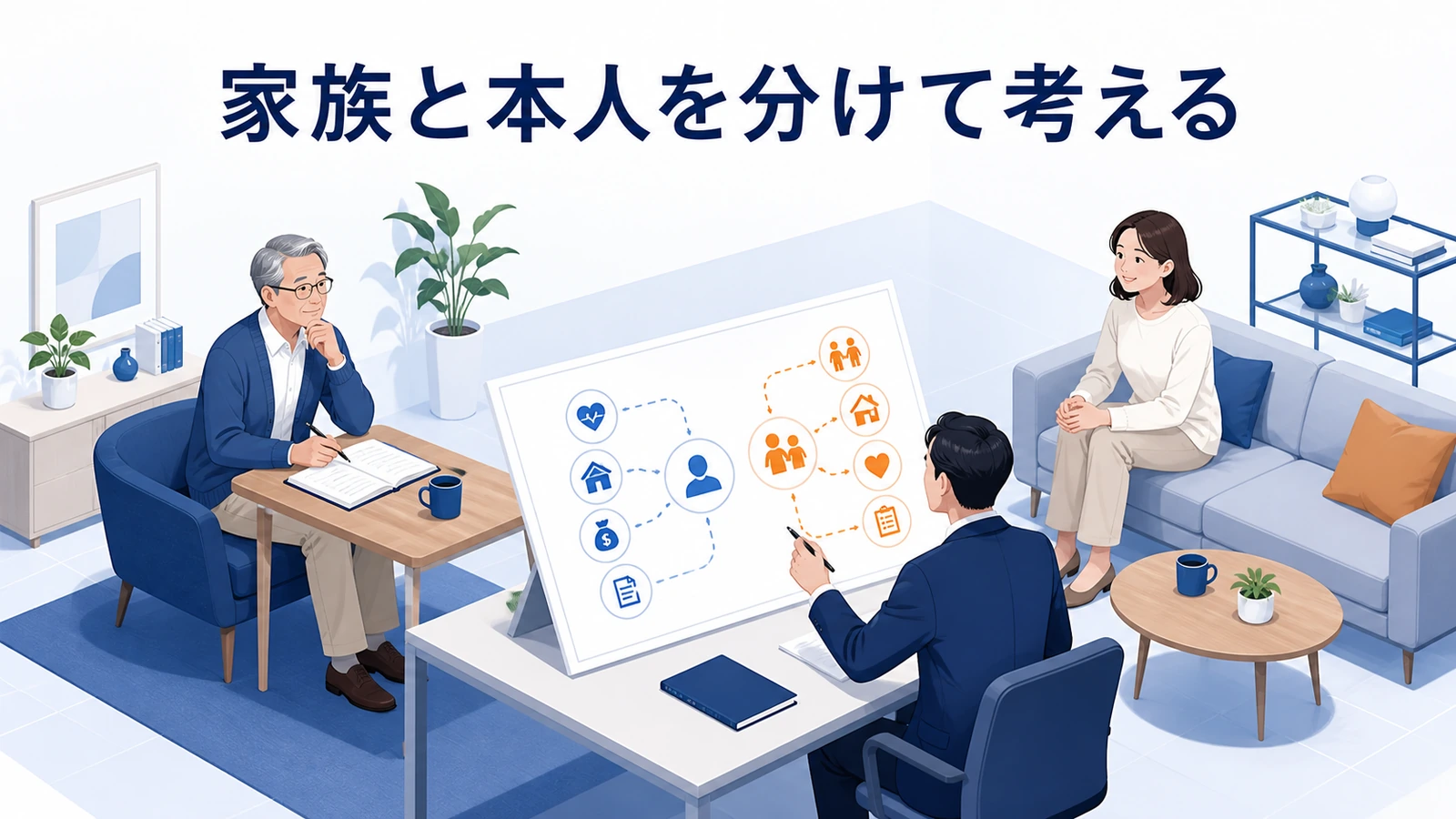 シニア本人と家族の情報収集、相談、購入、利用の役割を分ける意思決定設計
