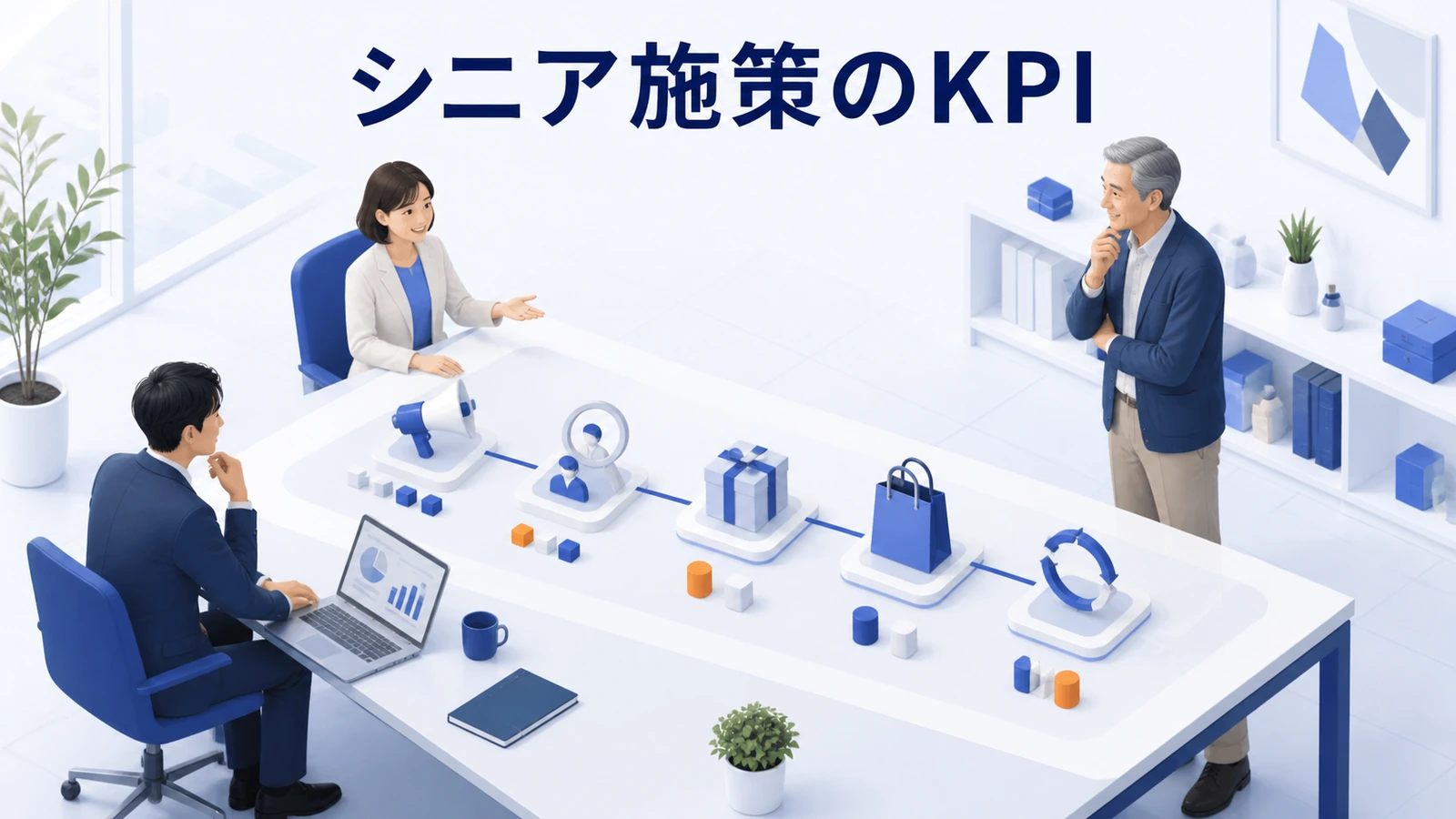 認知、理解、相談、購入、継続をつなぐシニアマーケティングのKPI
