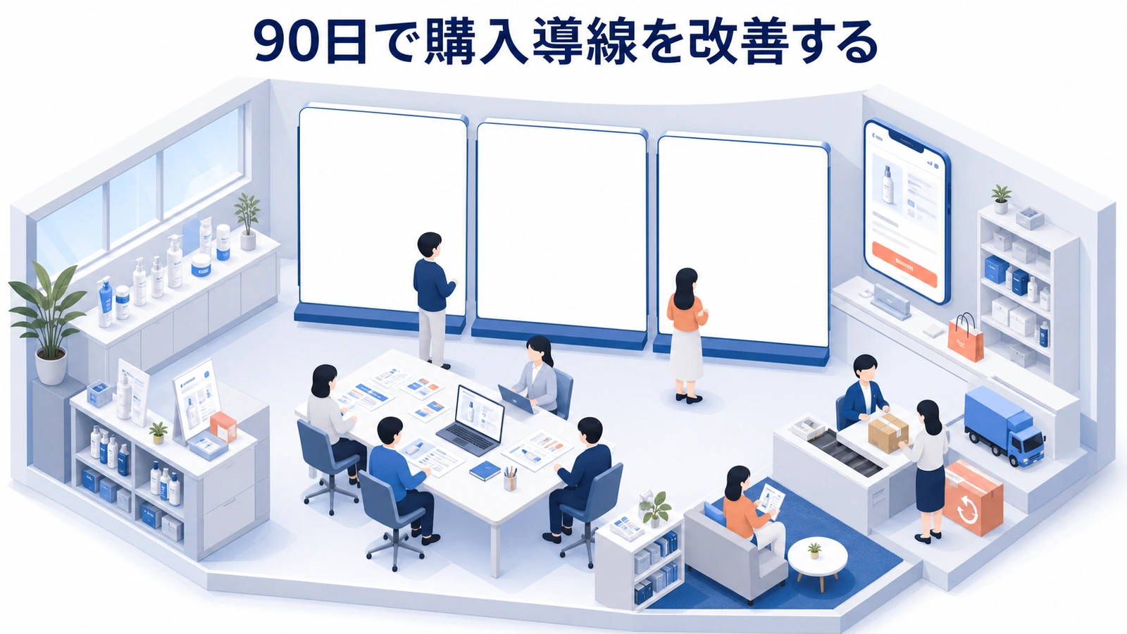 90日で購入導線を改善する
