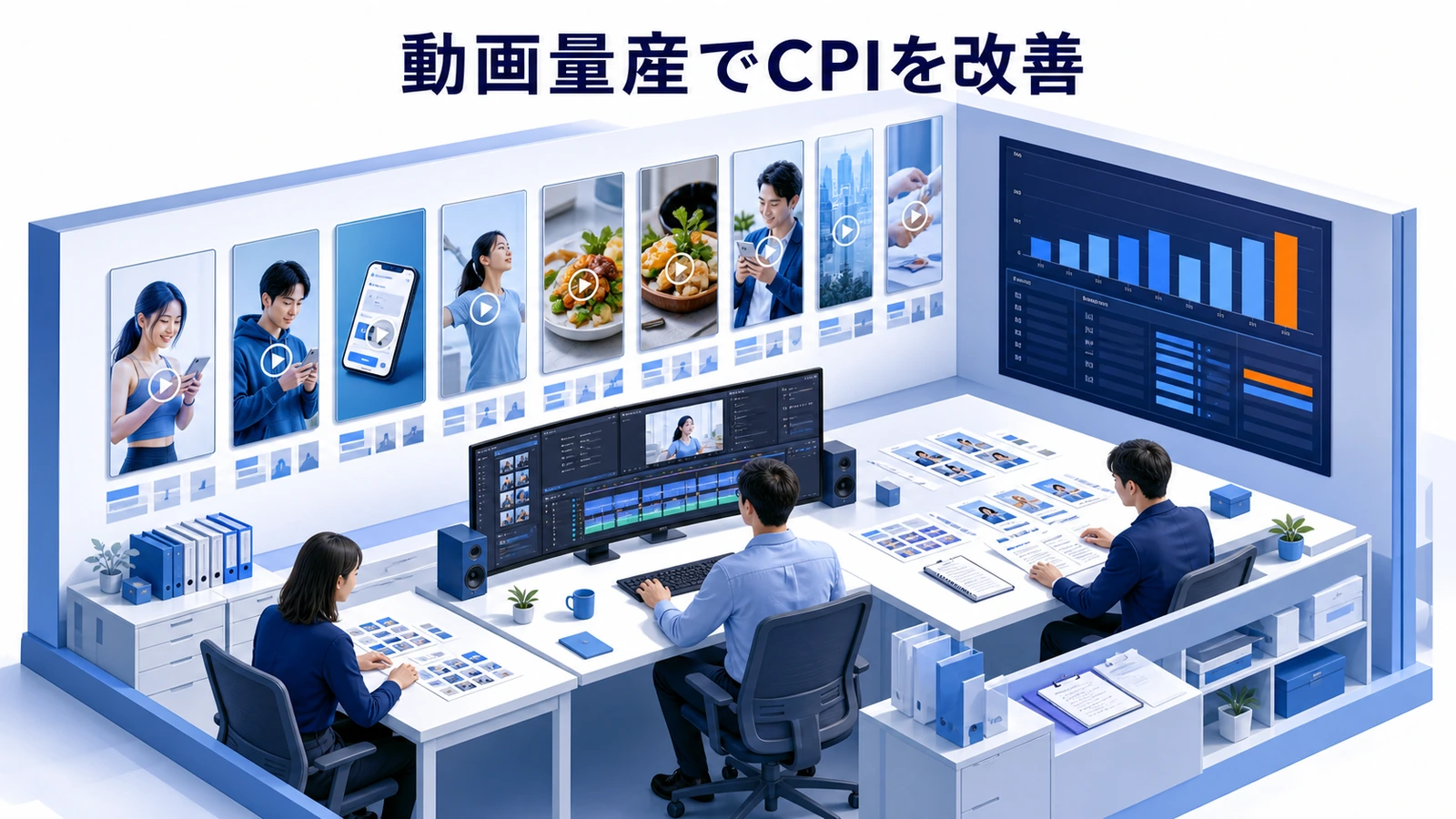 複数の短尺動画を検証してアプリ広告のCPIを改善するチーム