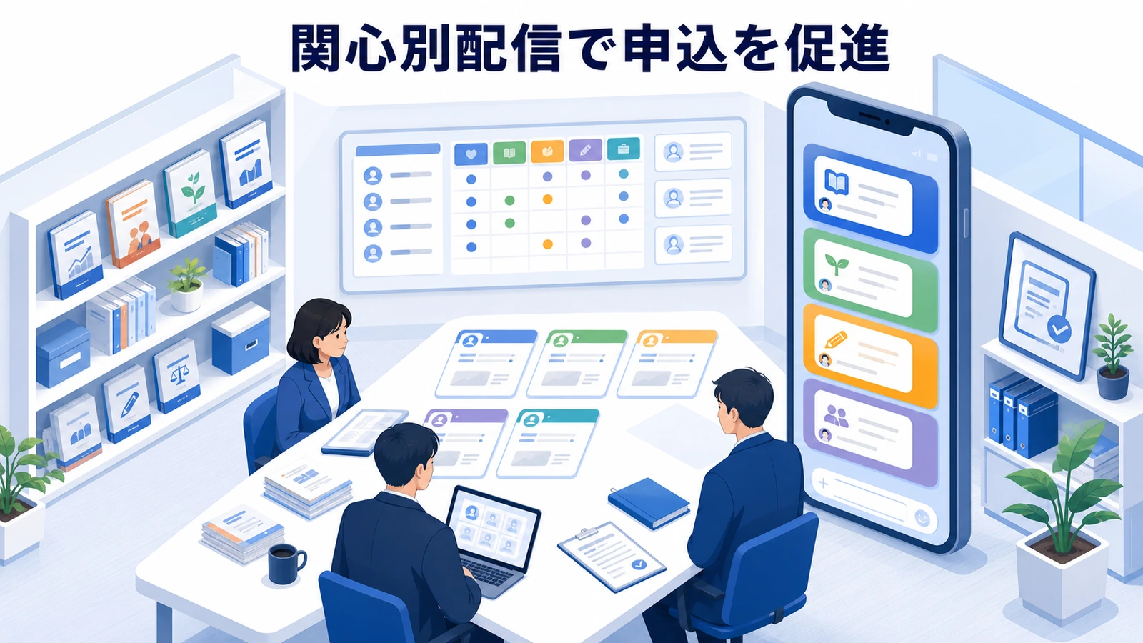 ユーザーの関心に合わせたLINE配信で講座申込を促すチーム
