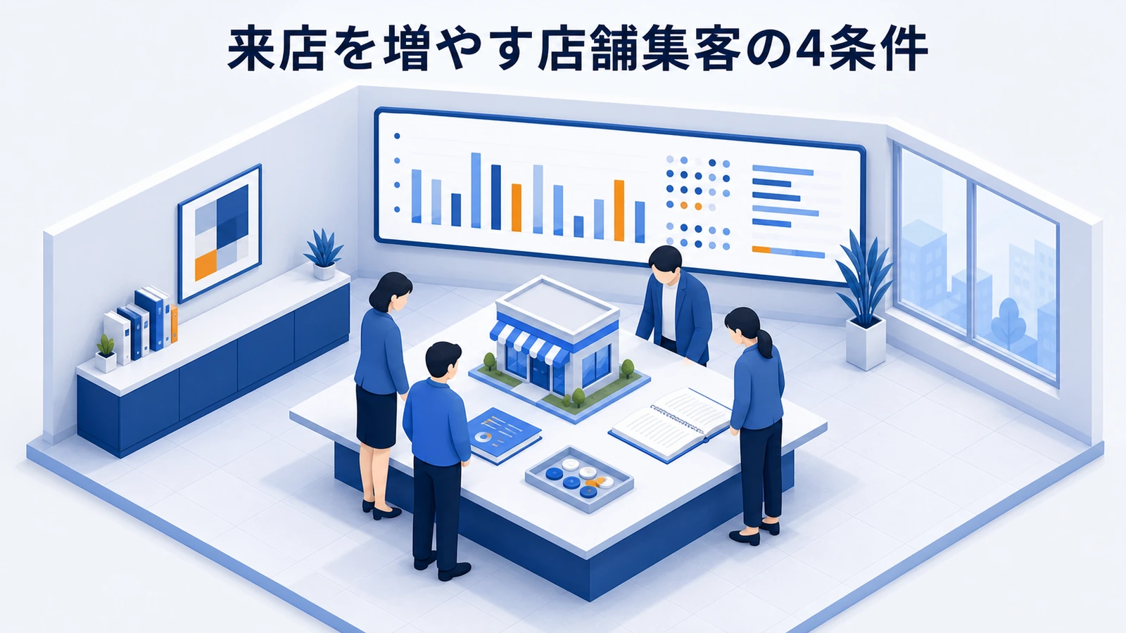 来店理由・発見性・来店導線・再来店設計の4条件