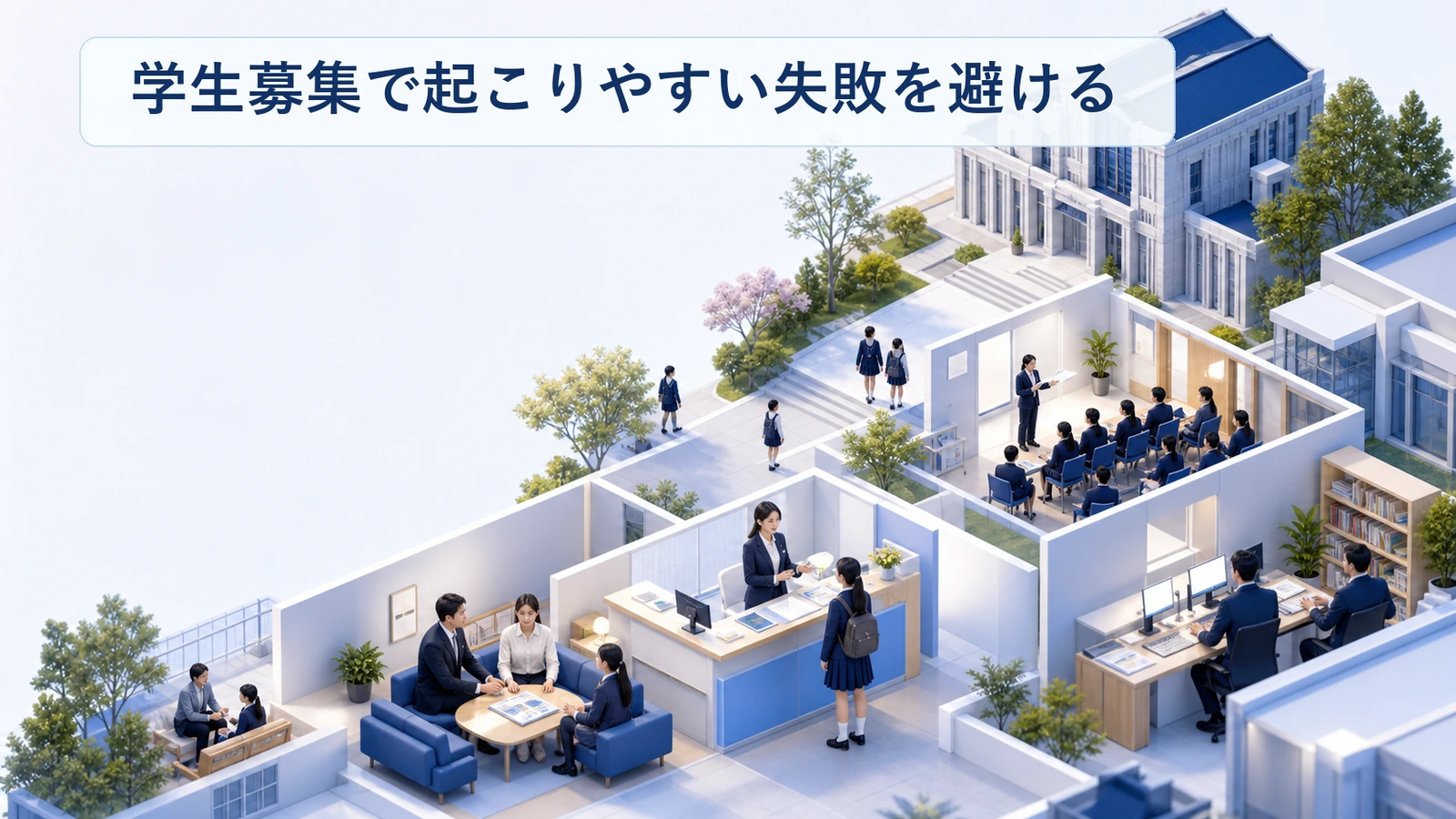 学生募集で起こりやすい失敗を避ける