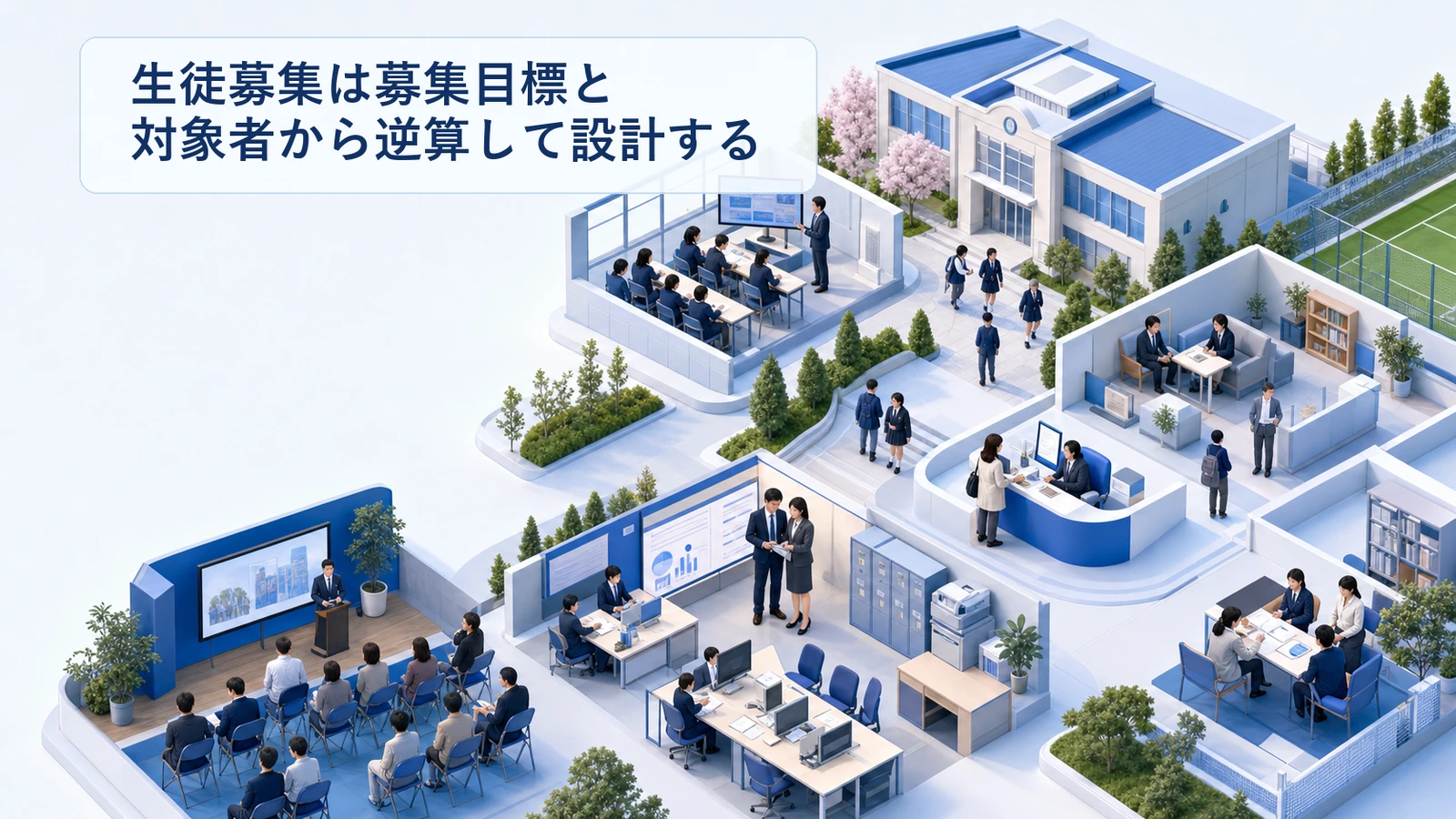 生徒募集は募集目標と対象者から逆算して設計する