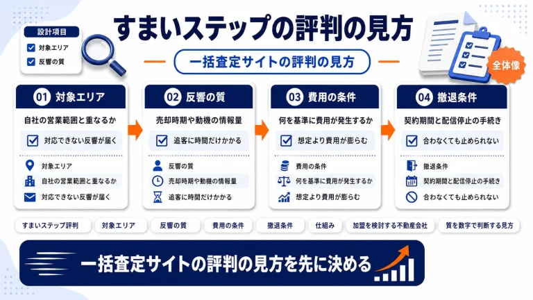 すまいステップの評判の見方｜加盟前に確認する判断軸を解説