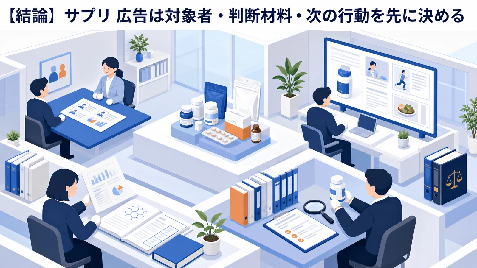 【結論】サプリ 広告は対象者・判断材料・次の行動を先に決める
