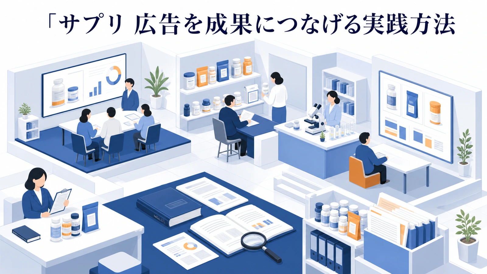 サプリ 広告を成果につなげる実践方法