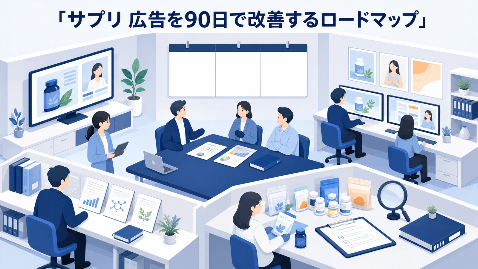 サプリ 広告を90日で改善するロードマップ